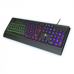 Teclado Gamer XTECH XTK-505S RGB, Alámbrico, USB, Negro (Español) 