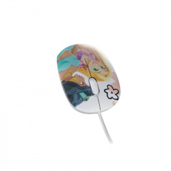 Mouse Xtech Óptico Disney Princesa, Alámbrico, 1200DPI, Princesas 