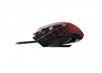 Mouse Gamer Xtech Óptico Marvel Spider-Man, Alámbrico, USB, 2400DPI, Negro/Rojo 