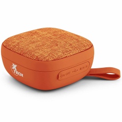 Xtech Bocina Portátil XTS-600, Bluetooth, Inalámbrico, 3W RMS, USB, Naranja 