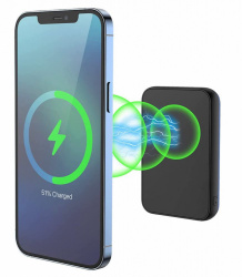 Cargador Portátil XtremeMac Power Bank XWH-PMS-13, Inalámbrico, 10.000mAh, Negro 