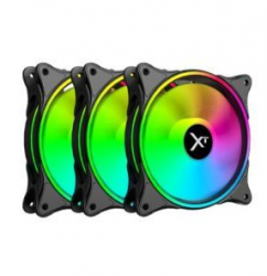 Ventilador Xtreme PC Gaming Air Force, 3x 120mm, 1500RPM, ARGB, Negro 