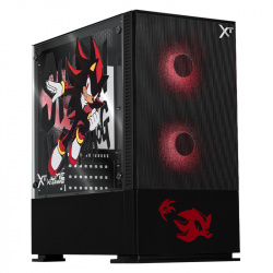 Gabinete Xtreme PC Gaming CXTSCAIBK, Mini-Tower, Micro-ATX/Mini-ITX, USB 2.0/3.0, sin Fuente, 3 Ventiladores Instalados, Negro 