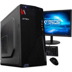 Computadora Xtreme PC Gaming CM-60025, Intel Celeron N3160 1.60GHz, 8GB, 500GB, FreeDOS - incluye Monitor 18.5