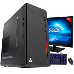 Computadora Gamer Xtreme PC Gaming CM-05010, AMD Ryzen 5 3400G 3.70GHz, 8GB, 240GB SSD, FreeDOS - incluye Monitor, Ratón y Teclado 