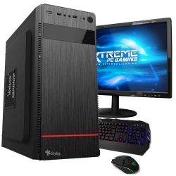 Computadora Gamer Xtreme PC Gaming CM-01300, AMD A10 FX-8800E 2.10GHz, 8GB, 500GB, Radeon R7, FreeDOS - Incluye Monitor, Teclado y Mouse 