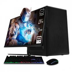 Computadora Xtreme PC Gaming CM-05099, Intel Core i5-12400, 16GB, 500GB SSD, Wi-Fi, Windows 11 Prueba + Teclado/Mouse/Monitor de 23.8