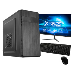Computadora Xtreme PC Gaming CM-05062, Intel Core i5-10400 2.90GHz, 8GB, 1TB, Wi-Fi, Windows 10 Prueba ― Incluye Monitor de 21.5”, Teclado y Mouse 