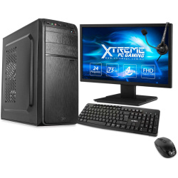 Computadora Gamer Xtreme PC Gaming CM-05032, Intel Core i5-11400 2.60GHz, 8GB, 240GB SSD, Wi-Fi, Windows 10 Prueba ― Incluye Monitor de 24
