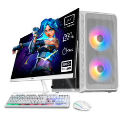 Computadora Xtreme PC Gaming CM-05112, AMD Ryzen 5 5600GT, 32GB, 1TB SSD, Wi-Fi, Windows 10 Prueba + Teclado/Mouse/Monitor de 23.8