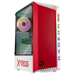 Computadora Gamer Xtreme PC Gaming CM-30038, AMD Ryzen 5 5600X 3.70GHz, 16GB, 1TB SSD, Wi-Fi, AMD Radeon RX 6600, Windows 10 Prueba, Rojo 