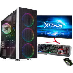 Computadora Gamer Xtreme PC Gaming CM-05358, Intel Core i5-10400F 2.90GHz, 16GB, 500GB SSD, NVIDIA GeForce GTX 1650, Windows 10 Prueba ― Incluye Monitor de 27