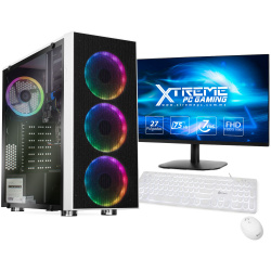 Computadora Gamer Xtreme PC Gaming CM-50084, Intel Core i7-9700 3GHz, 16GB, 480GB SSD, Wi-Fi, Windows 10 Prueba ― Incluye Monitor de 27
