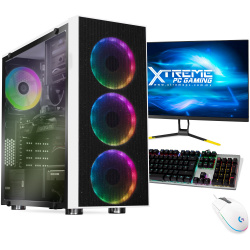 Computadora Gamer Xtreme PC Gaming CM-05342, AMD Ryzen 5 5600X 3.70GHz, 16GB, 2TB + 500GB SSD, NVIDIA GeForce RTX 3060, Windows 10 Prueba  ― incluye Monitor de 27