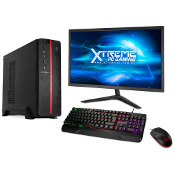 Computadora Gamer Xtreme PC Gaming CM-00400, AMD E1-6010 1.35GHz, 8GB, 240GB SSD, Wi-Fi, Windows 10 Prueba ― Incluye Monitor de 21.5