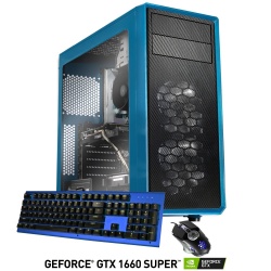 Computadora Gamer Xtreme PC Gaming CM-55002, AMD Ryzen 5 3500X 3.60GHz, 16GB, 2TB + 240GB SSD, NVIDIA GeForce GTX 1660 SUPER, FreeDOS, Rojo ― incluye Teclado y Mouse 