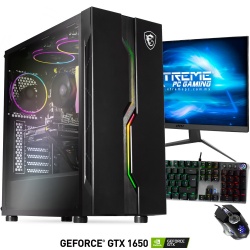 Computadora Gamer Xtreme PC Gaming CM-50124, AMD Ryzen 5 3500 3.60GHz, 16GB, 480GB SSD, NVIDIA Geforce GTX 1650, Windows 10 Prueba ― incluye Monitor de 23.8