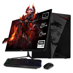 Computadora Xtreme PC Gaming CM-50292, AMD Ryzen 7 5700G, 16GB, 1TB SSD, Wi-Fi, Windows 10 Prueba + Teclado/Mouse/Monitor de 27