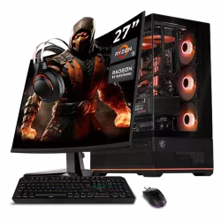 Computadora Gamer Xtreme PC Gaming CM-50380, AMD Ryzen 9 9900X, AMD Radeon RX 9070 XT, 32GB, 2TB SSD, Wi-Fi, Windows 11 Prueba + Teclado/Mouse/Monitor de 27
