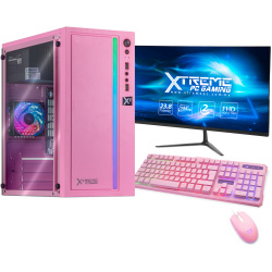 Computadora Gamer Xtreme PC Gaming CM-99916, AMD E1-6010 1.35GHz, 8GB, 240GB SSD, Adaptador WiFi, Windows 10 Prueba ― Incluye Monitor de 21.5
