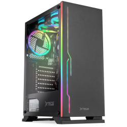 Computadora Gamer Xtreme PC Gaming CM-91018, AMD Athlon 300GE 3.40GHz, 8GB, 1TB, Wi-Fi, Windows 10 Prueba, Negro 