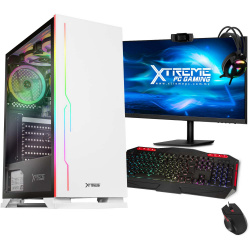 Computadora Gamer Xtreme PC Gaming CM-91028, Intel Core i3-9100 3.60GHz, 8GB, 1TB, Wi-Fi, Windows 10 Prueba ― Incluye Monitor de 23.8