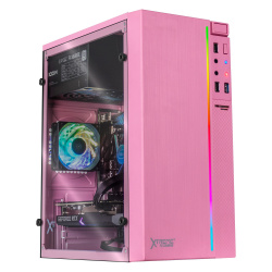 Computadora Gamer Xtreme PC Gaming CM-99962, Intel Core i7-11700F 2.50GHz, 16GB, 3TB + 500GB SSD, Wi-Fi, NVIDIA GeForce RTX 3060, Windows 10 Prueba, Rosa 