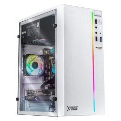 Computadora Gamer Xtreme PC Gaming CM-99963, Intel Core i7-11700F 2.50GHz, 16GB, 3TB + 500GB SSD, Wi-Fi, NVIDIA GeForce RTX 3060, Windows 10 Prueba, Blanco 