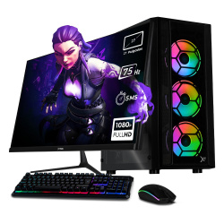 Computadora Xtreme PC Gaming CM-05441, Intel Core i7-12700, 16GB, 1TB SSD, Wi-Fi, Windows 11 Prueba + Teclado/Mouse/Monitor de 27