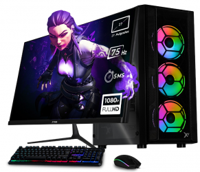 Computadora Xtreme PC Gaming CM-05418, Intel Core i9-12900, 32GB, 2TB SSD, Wi-Fi, Windows 11 Prueba + Teclado/Mouse/Monitor de 27