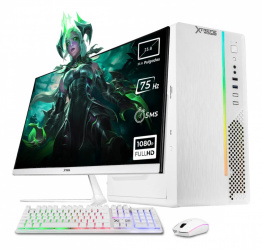 Computadora Xtreme PC Gaming CM-05796, Intel Pentium Silver J5040, 16GB, 500GB SSD, Wi-Fi, Windows 10 Prueba + Teclado/Mouse/Monitor de 23.8