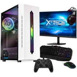 Computadora Gamer Xtreme PC Gaming CM-91019, AMD Ryzen 3 PRO 4350G 3.80GHz, 8GB, 240GB SSD, Adaptador Wi-Fi, Windows 10 Prueba ― Incluye Monitor de 23.8