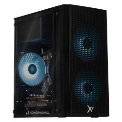 Computadora Gamer Xtreme PC Gaming CM-05703, AMD Ryzen 5 5500, AMD Radeon RX 6500 XT, 16GB, 1TB SSD, Wi-Fi, Windows 10 Prueba ― Leves abolladuras y raspones en gabinete y fuente de poder, sin tapa de cristal. 