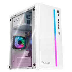 Computadora Gamer Xtreme PC Gaming CM-99936, AMD Ryzen 5 4600G 3.70GHz, 16GB, 500GB SSD, Adaptador WiFi, Windows 10 Prueba, Blanco 