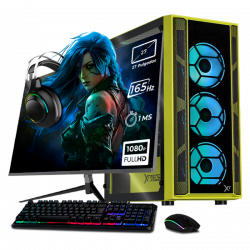 Computadora Gamer Xtreme PC Gaming CM-05833, AMD Ryzen 7 5700, NVIDIA GeForce RTX 5060, 32GB, 1TB SSD, Windows 10 Prueba + Teclado/Mouse/Monitor de 27