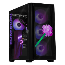 Computadora Gamer Xtreme PC Gaming Minecraft Enderman, AMD Ryzen 7 5700, AMD Radeon RX 7600, 32GB, 1TB SSD, Wi-Fi, Windows 10 Prueba 