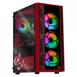 Computadora Gamer Xtreme PC Gaming Scarlet Dragon, AMD Ryzen 7 5700, AMD Radeon RX 7600, 32GB, 1TB SSD, Wi-Fi, Windows 10 Prueba 