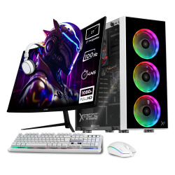 Computadora Xtreme PC Gaming XTPCR932GB5780MMDW, AMD Ryzen 9 7900, 32GB, 1TB SSD, Wi-Fi, Windows 11 Prueba + Teclado/Mouse/Monitor de 27