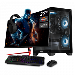 Computadora Gamer Xtreme PC Gaming CM-05854, AMD Ryzen 9 7900X, AMD Radeon RX 9060 XT, 32GB, 1TB SSD, Windows 11 Prueba + Teclado/Mouse/Monitor de 27