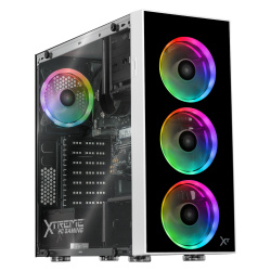 Computadora Xtreme PC Gaming Dragonfly White, AMD Ryzen 5 8500G, 32GB, 1TB SSD, Wi-Fi, Windows 11 Prueba  