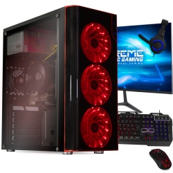 Computadora Gamer Xtreme PC Gaming CM-91005, AMD Ryzen 3 Pro 2200G 3.60GHz, 8GB, 240GB SSD, Radeon Vega 8, FreeDOS ― incluye Monitor, Teclado y Mouse 