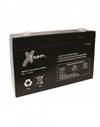 Xtron Batería de Reemplazo para UPS BAS-0612, 6V, 12Ah 