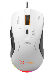 Mouse Gamer Xzeal Óptico Starter, Alámbrico, USB, 7200DPI, Blanco 