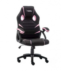 Xzeal Silla Gamer Starter XZT-50, hasta 120Kg, Negro/Rosa 