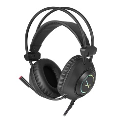 Audífonos Gamer XZEAL XZ2015, Alámbrico, 2.1 Metros, 3.5mm, Negro 
