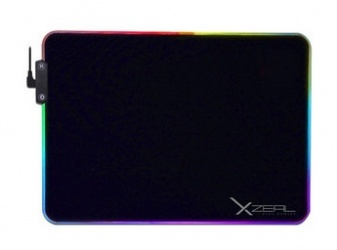 Mousepad Gamer Xzeal XZ310 RGB, 36 x 26cm, Negro 