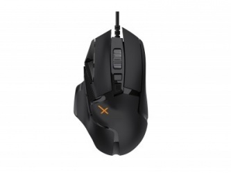 Mouse Gamer Ergonómico XZEAL XZMX950, Alámbrico, USB A, 16.000DPI, Negro 