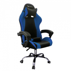 XZEAL Silla Gamer XZ05, hasta 115KG, Negro/Azul 