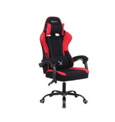 Xzeal Silla Gamer XZ20, hasta 100kg, Negro/Rojo 