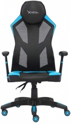 XZEAL Silla Gamer XZ30, hasta 110Kg, Negro/Azul 